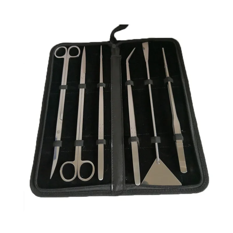 Planted Aquarium Cleaning Kit - Kit di attrezzi per acquario Pinzette