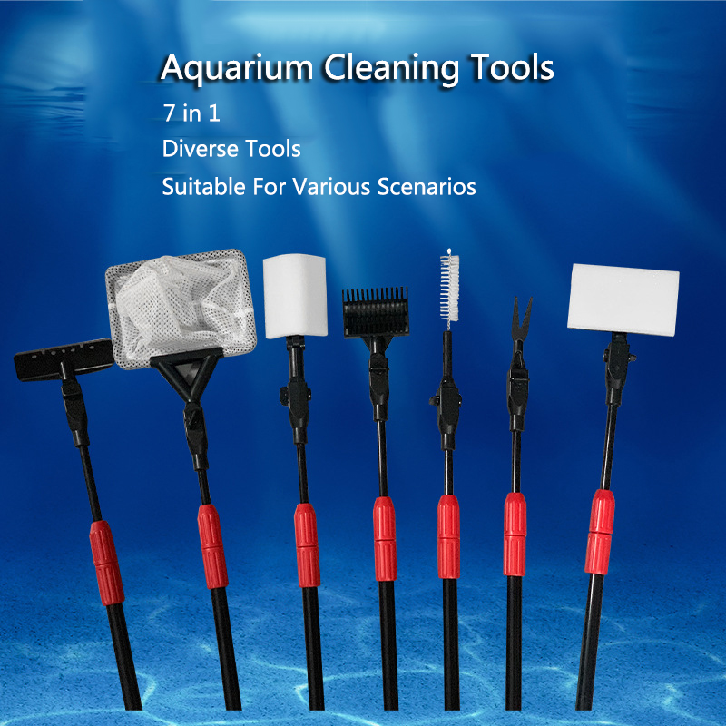 Planted Aquarium Cleaning Kit - 7in1 Acquario Acquari Kit di strumenti