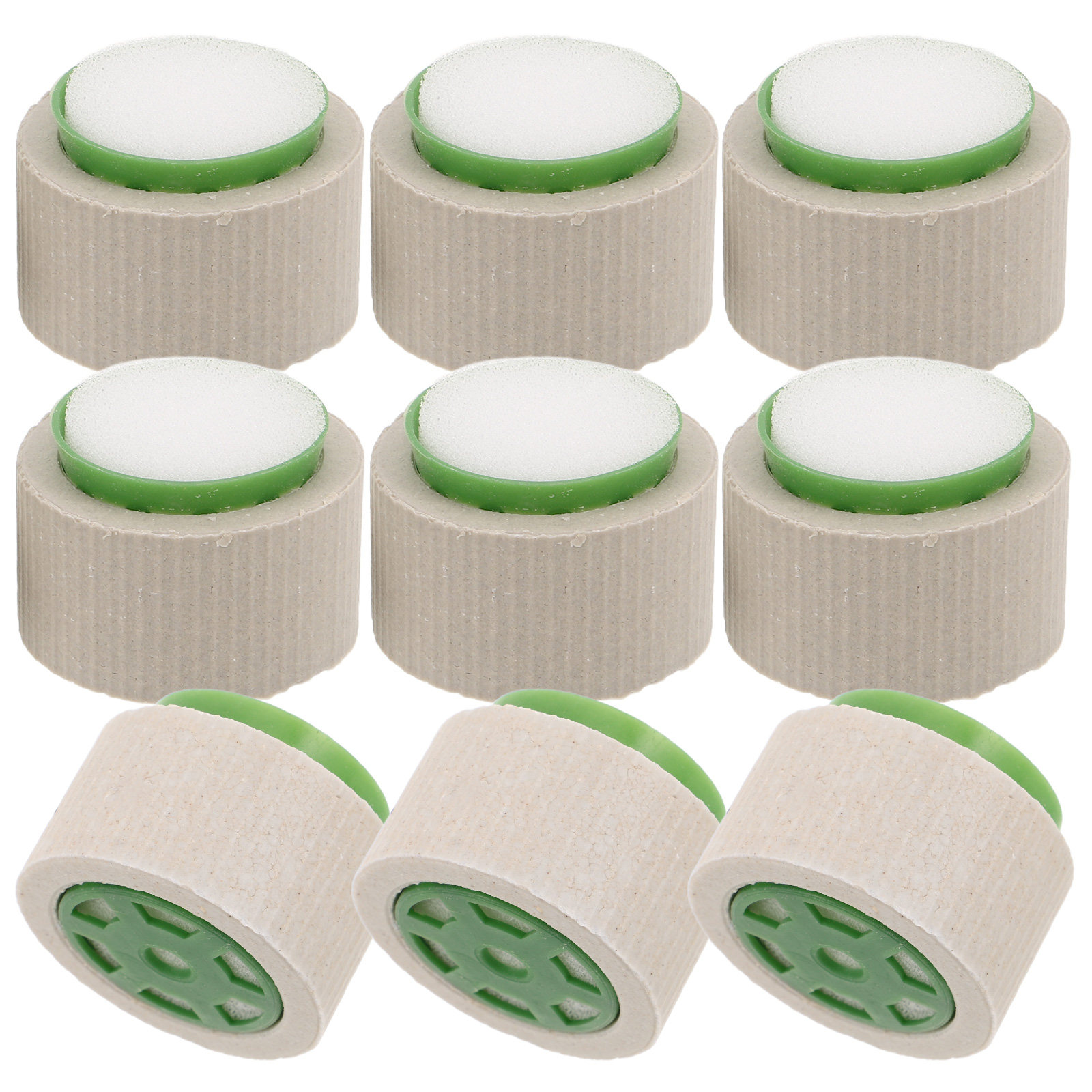 Aquarium Plant Holder - Set di 9 Anelli in Ceramica