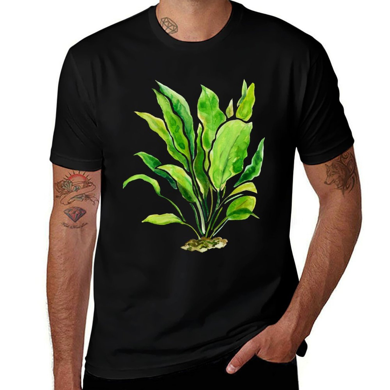 Planted Aquarium Basics - T-shirt della serie Aquarium Plants Amazon