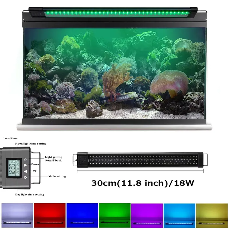 Lampada LED IP68 da 11,8 polli - Planted Aquarium Hours recensione e prezzo