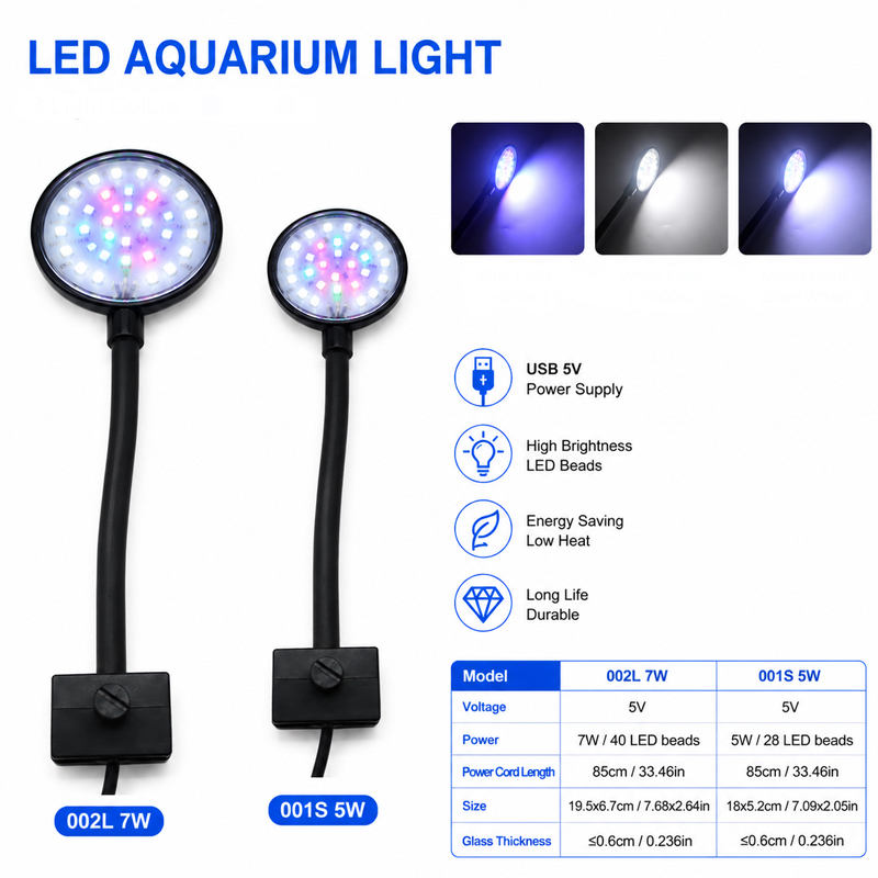Lampada LED USB per Acquario,  - Aquarium Planted Tank Fertilizer recensione e prezzo