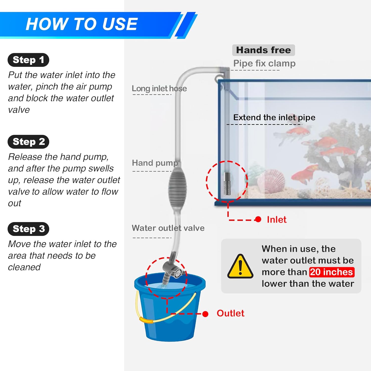 Grande acquario acquario sifon - Planted Aquarium Cleaning Kit recensione e prezzo