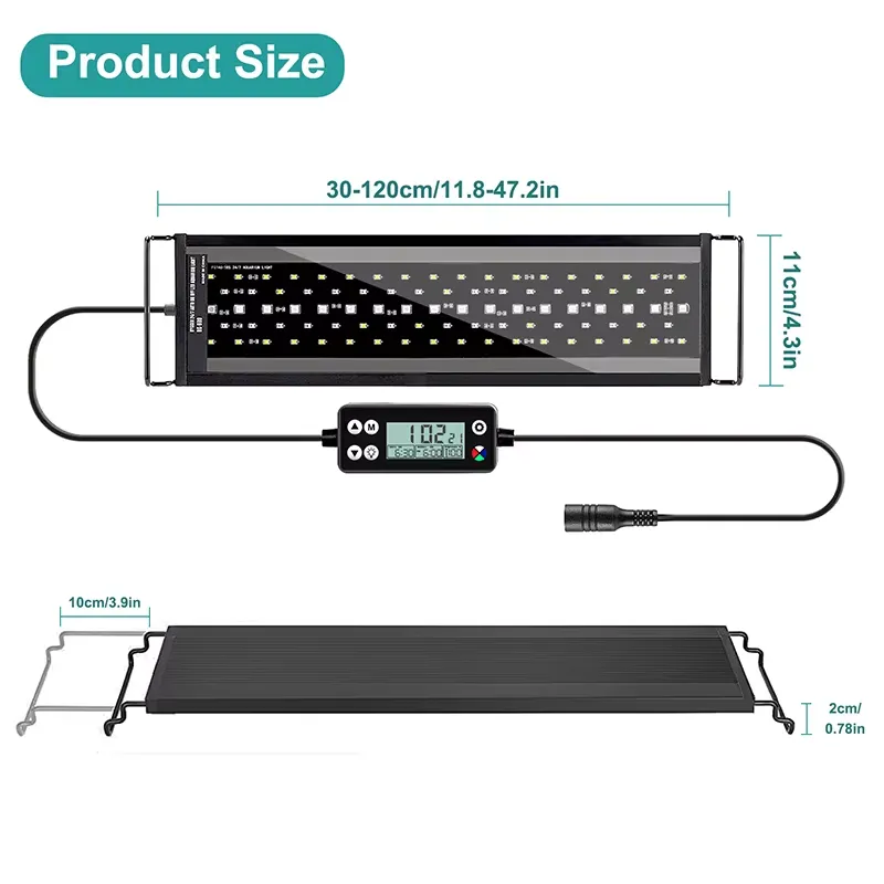 Nuova Lampada LED a Spettro Co - Planted Aquarium Hours recensione e prezzo