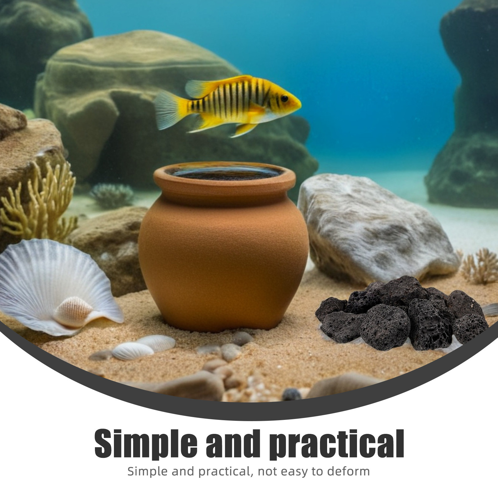 1 Confezione di Rocce Decorati - Aquarium Planted Fish recensione e prezzo